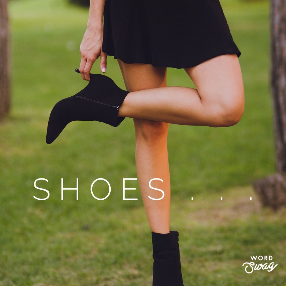All kinds of shoes